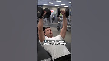 Meest voorkomende fouten: Incline Dumbbell Chest Press