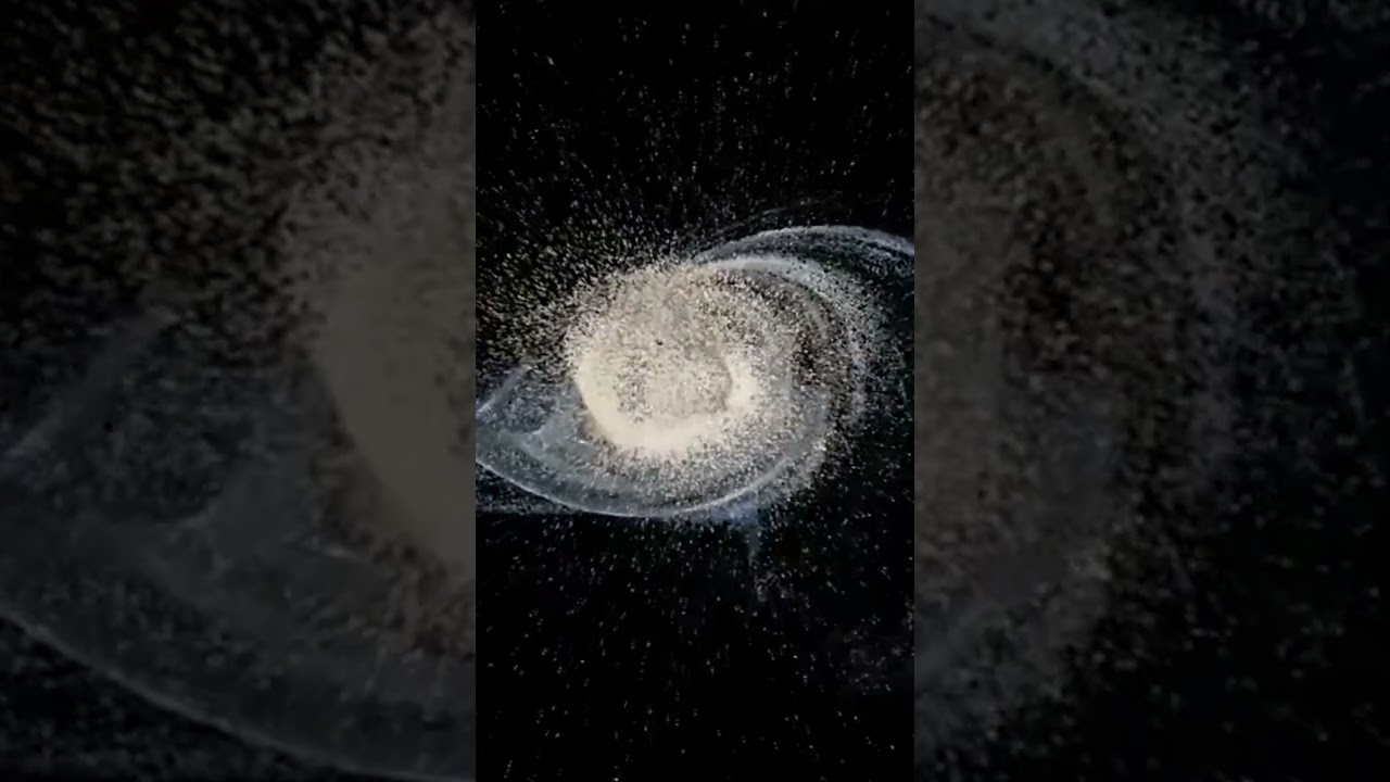 ⁣Столкновение галактик #космос #вселенная #галакика