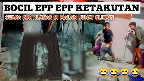 PRANK SUARA KUNTILANAK KE BOCIL YANG LAGI BOKER🤣 || CILOK TEAM 2021