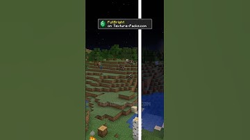 FullBright Texture Pack for Minecraft ✅
