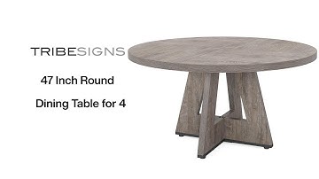 XK00379/XK00468/XK00546 - Installation Guide -  47"  Round Dining Table#diningtable #dining