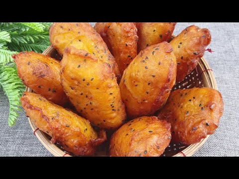 Video Bánh Chuối Chiên siêu ngon, giòn rất lâu mà không cần... - youtube