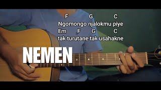 Chord Gitar Nemen - Gildcoustic | Ngomongo njalukmu piye