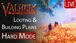 The Plains are Calling! Looting & Farm Building - Valheim Beylas Rest Season 5 #16 - Hard Mode MP