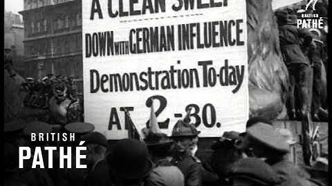Anti-German / Pro-Internment Demonstration (1918)