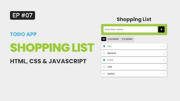 Make a Shopping List with Vanilla Javascript