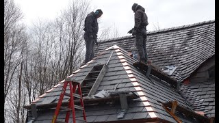 Copper Hip Coverings on a Slate Roof by Joe Jenkins 6,994 views 4 years ago 7 minutes, 22 seconds