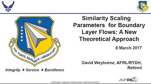 Similarity Scaling Parameters for Boundary Layer Flows