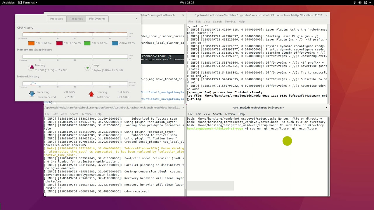 Test #3 Timed Elastic Band (Actual)
