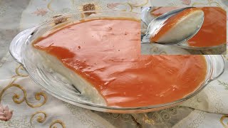 dessert crémeux au caramel تحلية اقتصادية بدون بيض بدون زبدة لديييدة جدا سهلة و سريعة التحضير