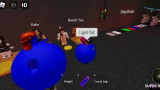 Inflation In Space Pink Hair Girl Turns Into Blueberry