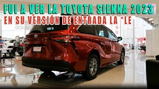 TOYOTA SIENNA LE BÁSICA 2023 | ME ENCANTÓ LA MINIVAN MÁS ECONÓMICA  ES HÍBRIDA