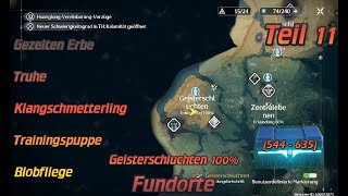 Wuthering Waves: Fundorte: Geisterschluchten 100% Gezeiten Erbe / Blobfliege / Truhe: (544-635)