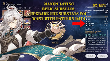 Manipulating Relic Substats on HSR Season 2 EP1 Data and Pseudo RNG