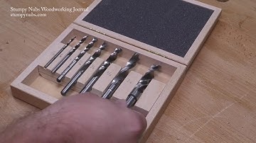 Stumpy Nubs Review of Fisch Tools HSS Brad Point Bits