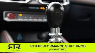 Installing the RTR Performance Manual Shift Knob (15+ Mustang)
