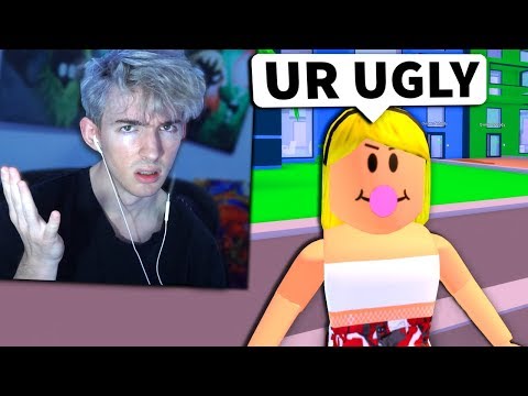 I Made Fun Of Roblox Players While Looking This Ugly Youtube - u r ugly roblox