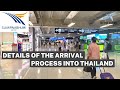  bangkok suvarnabhumi bkk airport international arrivals procedure into thailand