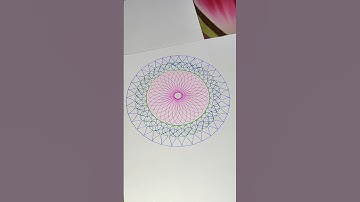 Spirograph ASMR video,right?🤔🤔 #shorts #spirographdesigns #asmrvideos