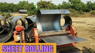Rolling machine | SHEET ROLLING  AND FABRICATION || Foundation pipe
