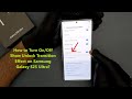 How to Turn On/Off Show Unlock Transition Effect on Samsung Galaxy S25 Ultra?
