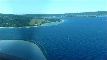 Landing in Manokwari, West Papua, Indonesia - Susi Air Cessna Grand Cavavan C208B