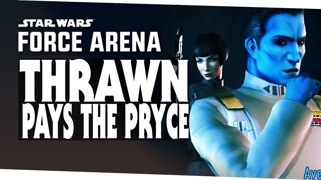Star Wars Force Arena Admiral Thrawn And Pryce Deck Youtube 