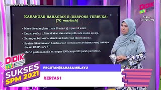 Sukses SPM (2021) - Pecutan | Bahasa Melayu: Kertas 1