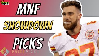 DraftKings MNF Showdown Picks | Chiefs vs Raiders
