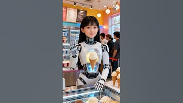 Humanoid Robot Serving Ice Cream 🍦🤖 | Future Is Here!