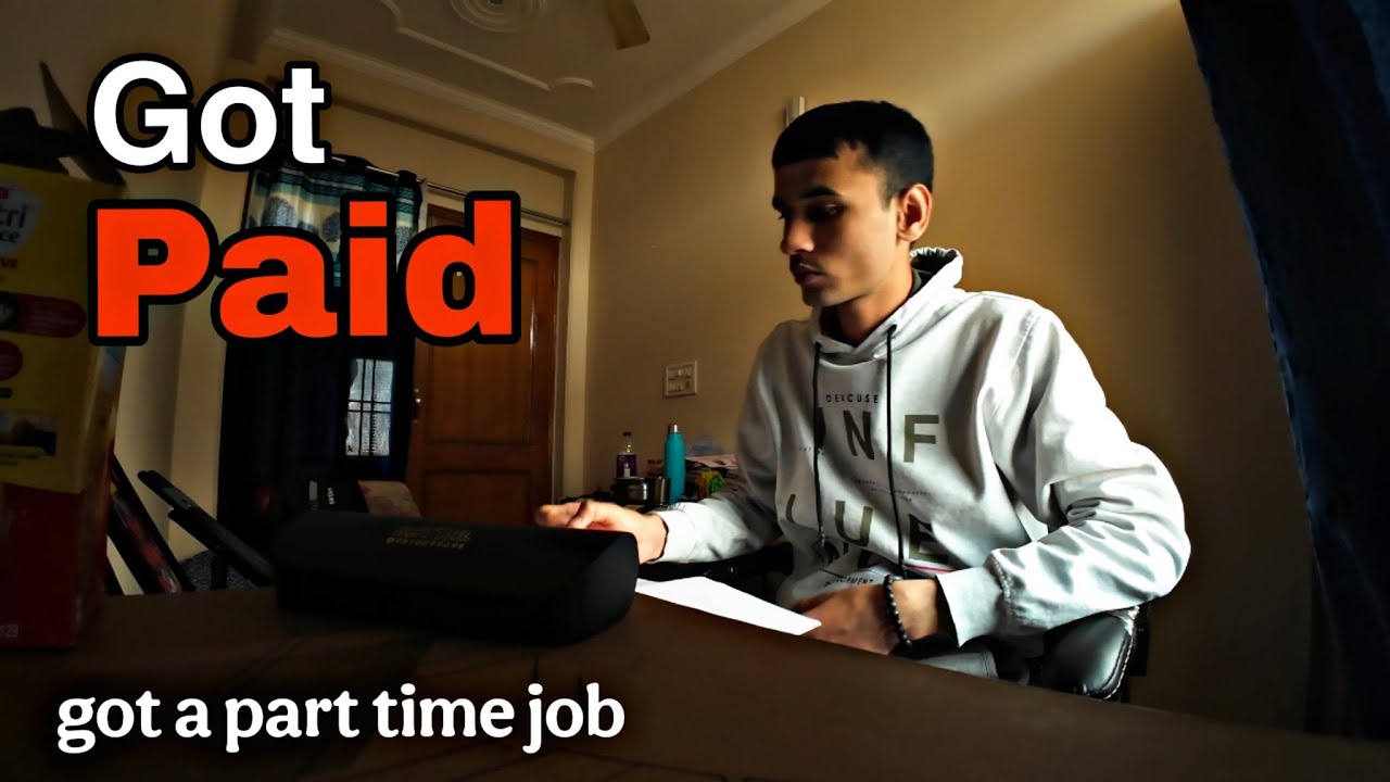 Just a random JOB  but I can EAT 🥺 How much money 💰   #job #alone #collegestudent #dailyvlogs 