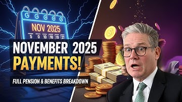 UK Payment Dates Revealed | November 2025 Pension & Benefits | Cost of Living Support Explained