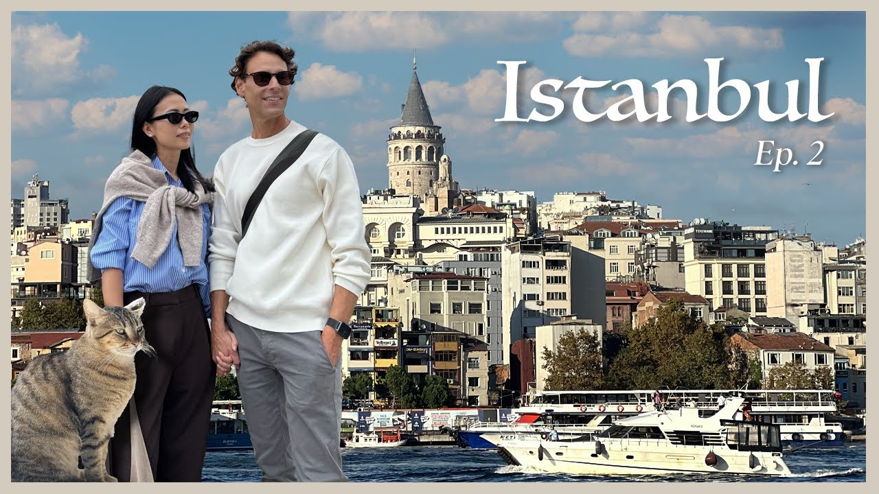 イスタンブール後編🇹🇷美食の街でB級グルメの食べ歩き🐈鯖ロール・濡れバーガー・チーズケーキetc🦪