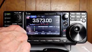 Icom IC7300 A to Z #25 Setting USB transmit audio levels