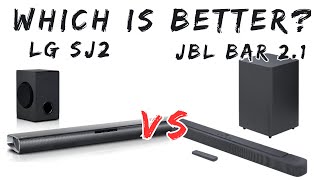 JBL BAR 2.1 VS LG SJ2 Which is better?