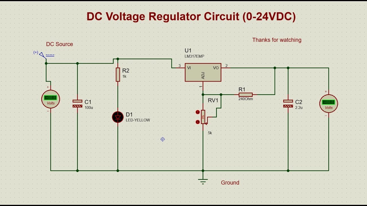 DC Voltage Regulator Tutorial - 3 - YouTube