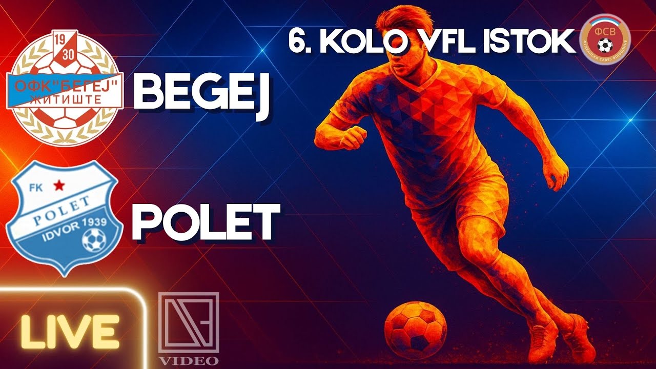 OFK BEGEJ Žitište - FK POLET Idvor (Full match Livestream) [20.09.2025.]
