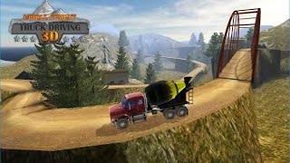 Uphill Cement Truck Driving 3D Android Gameplay HD screenshot 2