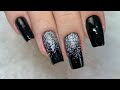 Esmaltação com degradê de glitter| Efeito Cascata