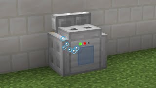 how to make a washing machine in minecraft