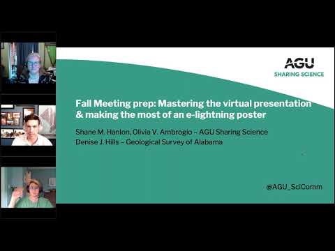 Webinar: Mastering the virtual presentation and making the most of an e-lightning poster