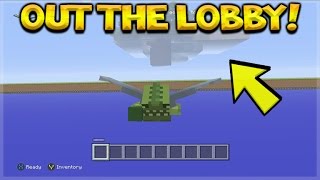 HOW TO GET OUT OF THE NEW MINI-GAME LOBBY! Minecraft Console Edition ESCAPE THE MAP!