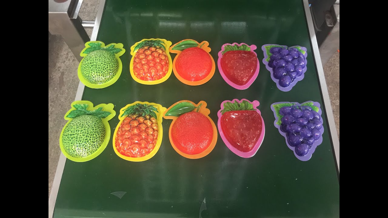 SL420B 3D Funny Fruits Shape Chocolate Beans Blister Packaging Machine YouTube