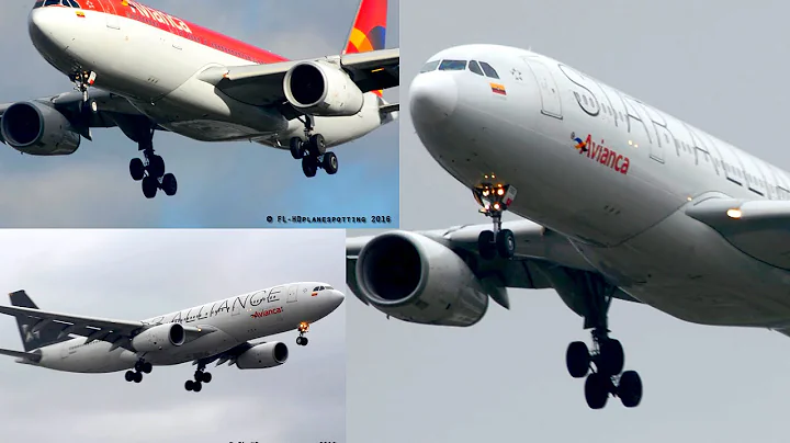 Avianca operations at Heathrow airport: A330s, Star Alliance livery