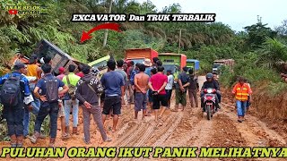 Most Dramatic Evacuation | Dozens of people panic when they see the overturned truck being rescued by Anak Belok Official 15,204 views 4 days ago 30 minutes