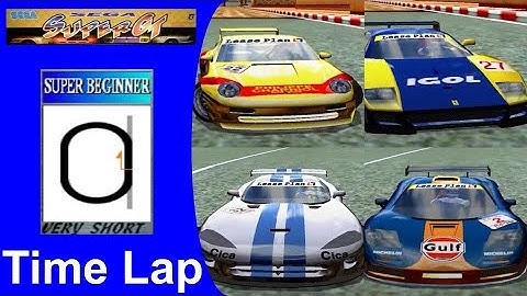 Sega Super GT / Scud Race Plus - Super Beginner | Time Lap