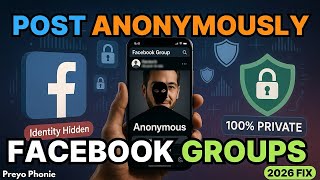 How to Post in Facebook Groups Anonymously | Full Step-by-Step 🚀