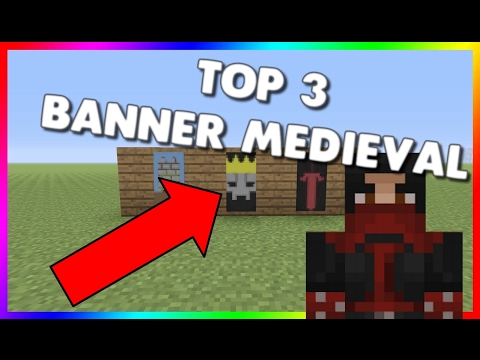 TOP 3 BANNER MEDIEVAL MINECRAFT 🚩 - YouTube