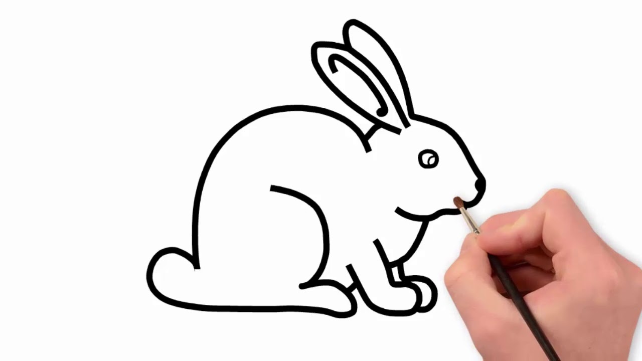 Super-Easy Bunny Drawings for Kindergarten - Kids Art & Craft