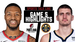 Blazers Vs Nuggets HIGHLIGHTS Full Game | NBA Playoffs Game 5